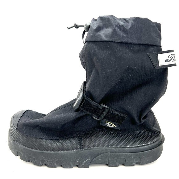 Winter is Coming! Neos Voyager Black Overshoe Nylon Waterproof Boots Unisex - Picture 5 of 12